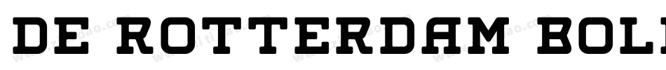 De Rotterdam Bold字体转换